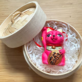 HANGING DECORATION: Lucky Cat Gold