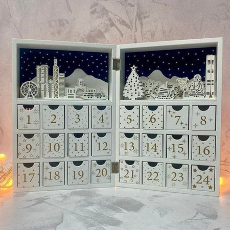 CALENDAR: Luxury Wooden Christmas Advent (slights seconds)