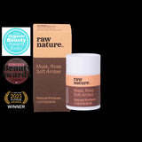 Natural Perfume - Musk + Rose + Soft Amber 11g