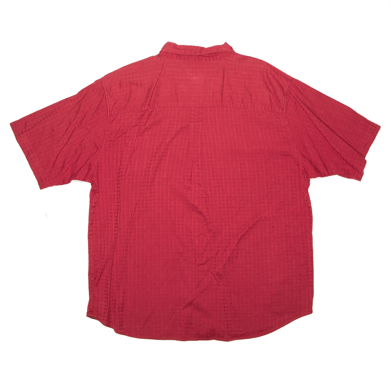 WOOLRICH Red Check Short Sleeve Shirt Mens XL