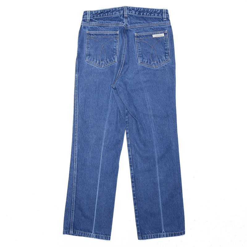 CALVIN KLEIN JEANS Blue Denim Regular Straight Jeans Womens W30 L29