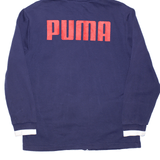 PUMA Blue Full Zip Hoodie Mens S