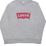 LEVI'S Grey Pullover Hoodie Mens S