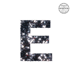 SWAROVSKI® ADHESIVE STICKER "E" - BLACK