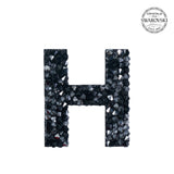 SWAROVSKI® ADHESIVE STICKER "H" - BLACK