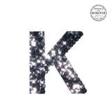 SWAROVSKI® ADHESIVE STICKER "K" - BLACK