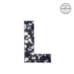SWAROVSKI® ADHESIVE STICKER "L" - BLACK