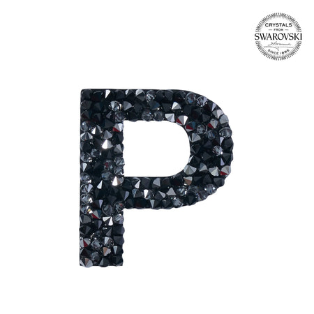 SWAROVSKI® ADHESIVE STICKER "P" - BLACK