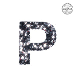 SWAROVSKI® ADHESIVE STICKER "P" - BLACK