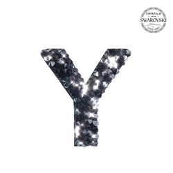 SWAROVSKI® ADHESIVE STICKER "Y" - BLACK