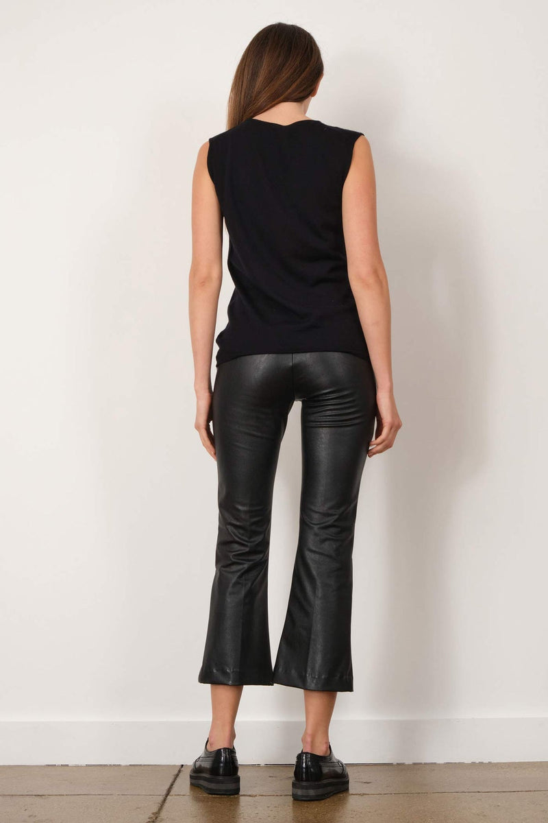 Pants Leo Ple Leo Pleather Black