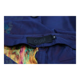 Gigli Full Suit - Large Navy Polyester Blend