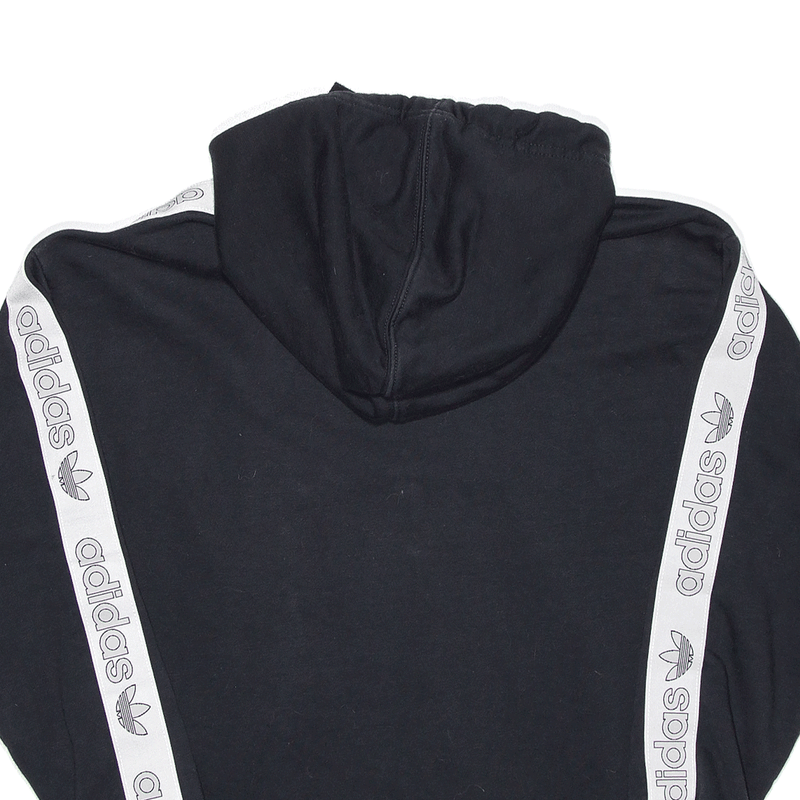 ADIDAS Sports Black Pullover Hoodie Womens XS