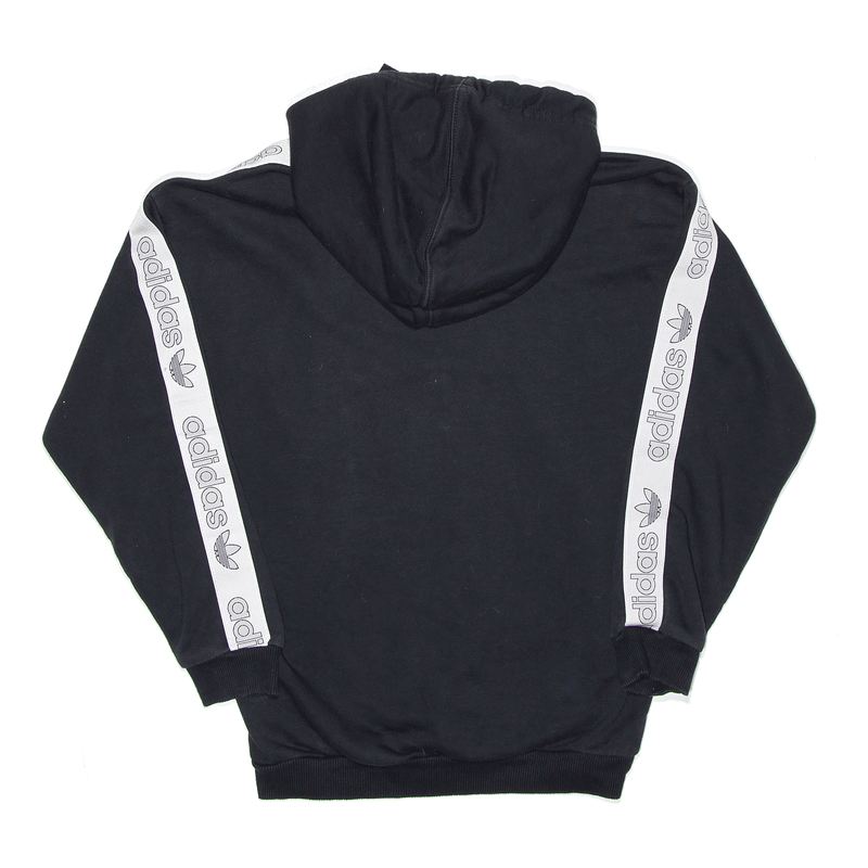 ADIDAS Sports Black Pullover Hoodie Womens XS