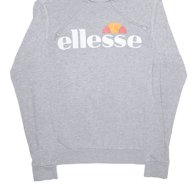 ELLESSE Sports Grey Pullover Hoodie Mens S