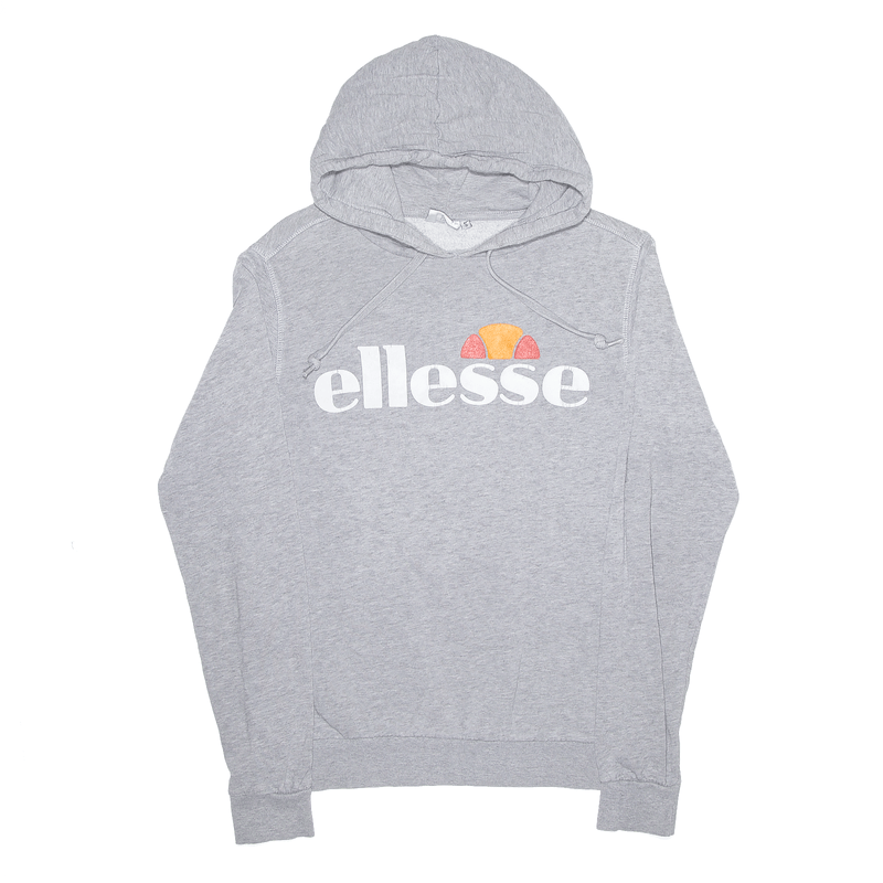 ELLESSE Sports Grey Pullover Hoodie Mens S