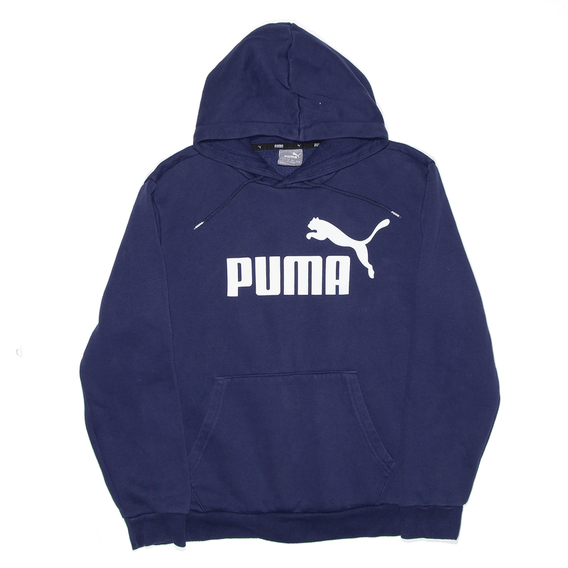 PUMA Sports Blue Pullover Hoodie Mens S