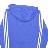 ADIDAS Sports Blue Pullover Hoodie Womens XS