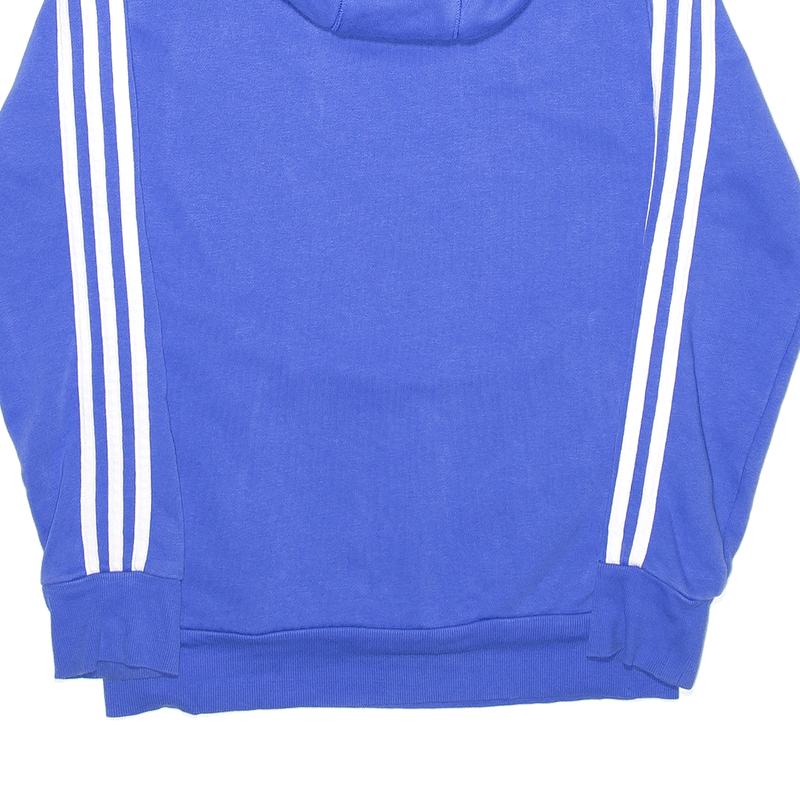 ADIDAS Sports Blue Pullover Hoodie Womens XS