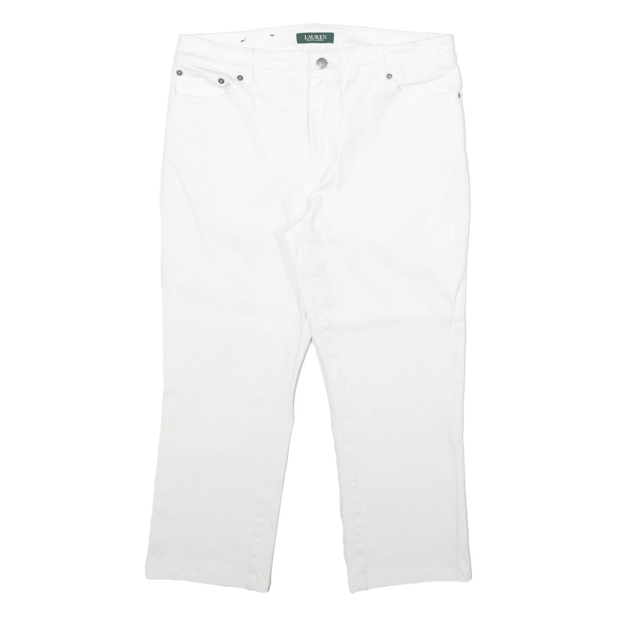 LAUREN RALPH LAUREN Womens Jeans White Regular Straight W32 L23 – Cerqular  Hong Kong