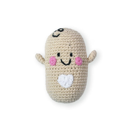 The Wee Bean Crochet Rattle Doll