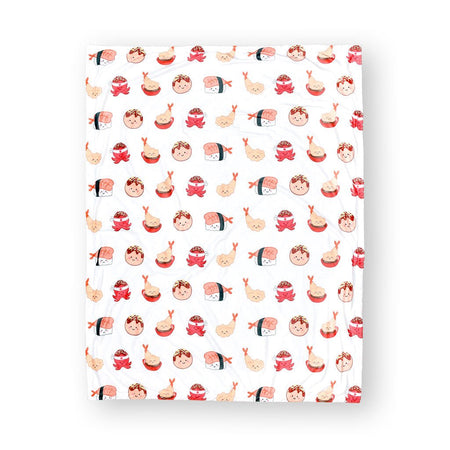 Minky Fleece Sensory Baby Blanket - Izakaya