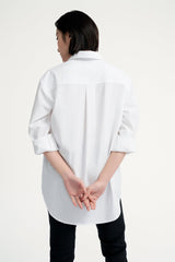 Boyfriend Poplin Shirt - White