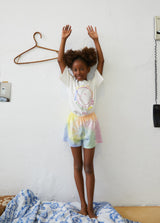 The New Society kids t-shirt from breathable and lightweight organic cotton. The kids t-shirt has Smiley Face. Best presents for kids and tweens online.