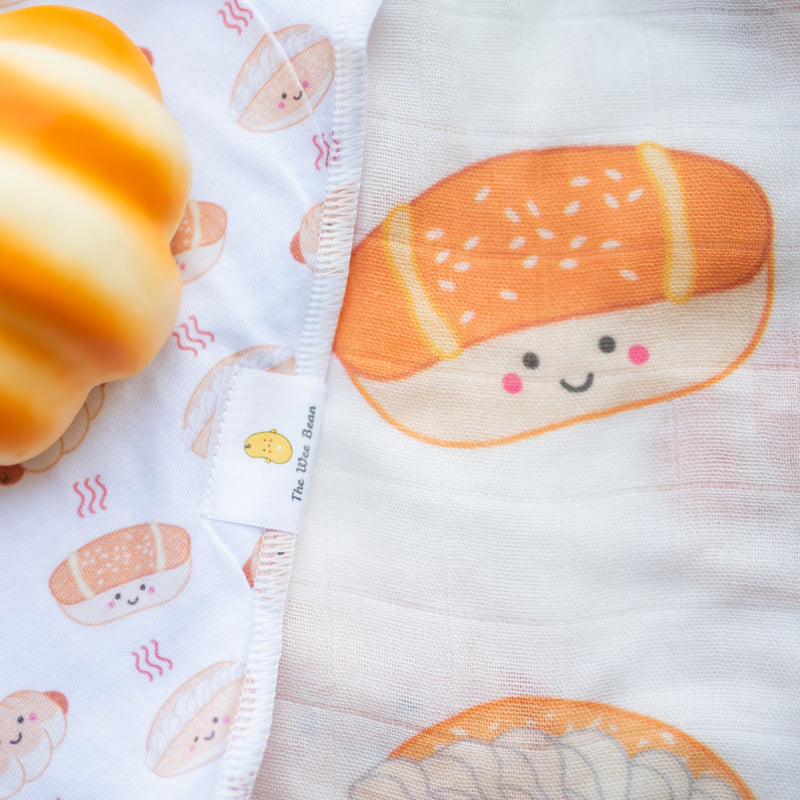 Organic Bamboo Blend Swaddle - Bakery Buns