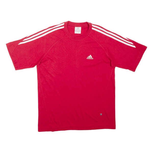 ADIDAS Mens T-Shirt Red S