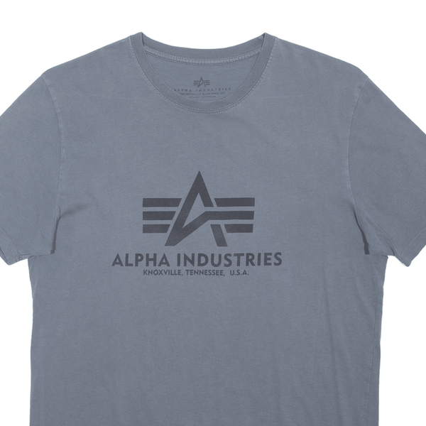 ALPHA INDUSTRIES Mens T-Shirt Grey USA S