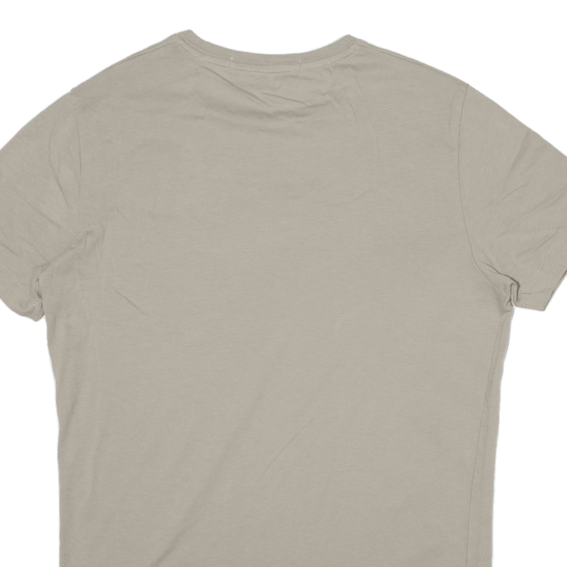 CALVIN KLEIN JEANS Mens T-Shirt Grey Short Sleeve S