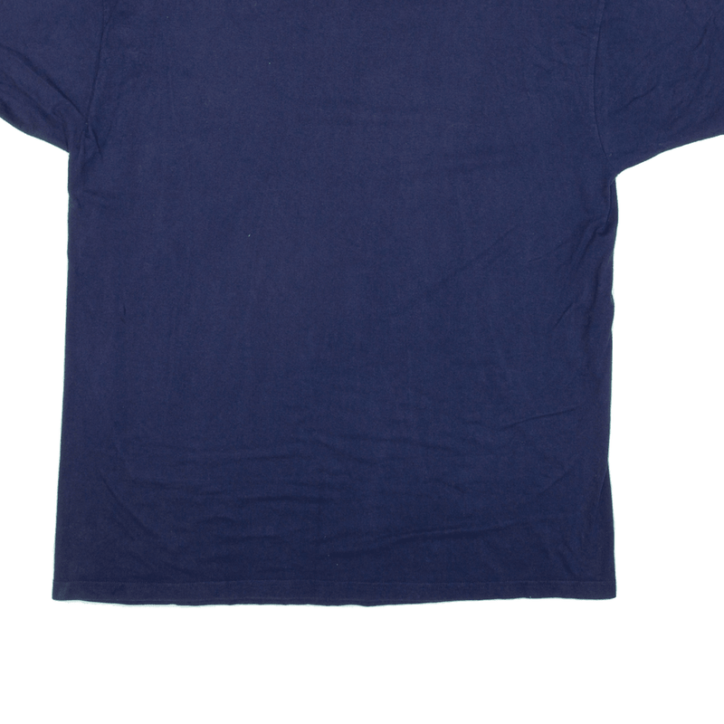 REEBOK 2005 Super Bowl Jacksonville Florida Mens T-Shirt Blue Short Sleeve USA L