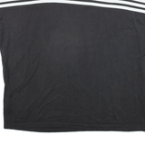 ADIDAS Womens T-Shirt Black Short Sleeve XL