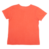 NIKE Womens T-Shirt Red Short Sleeve L