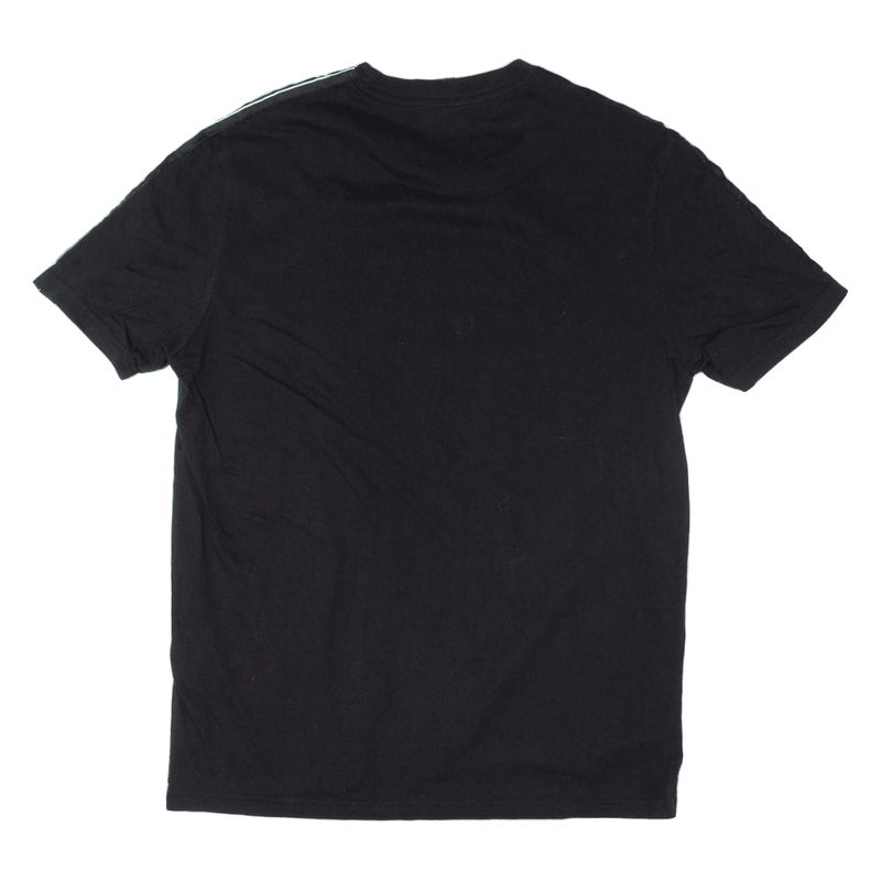 CHAMPION Mens T-Shirt Black Short Sleeve S