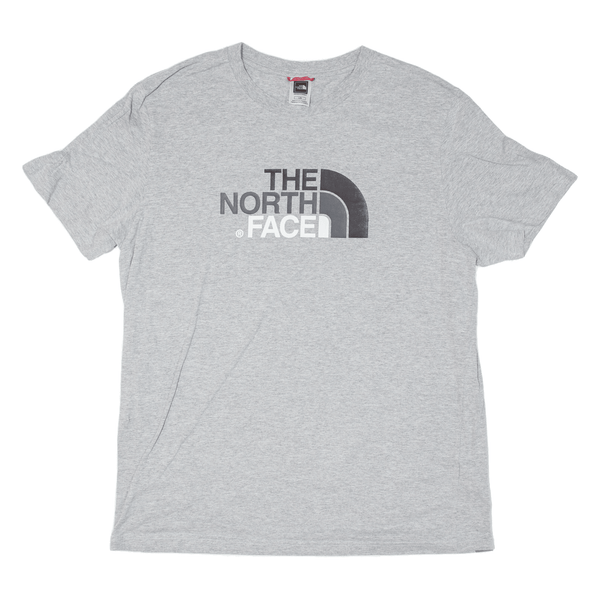 THE NORTH FACE Mens T-Shirt Grey Short Sleeve L