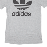 ADIDAS ORIGINALS Mens T-Shirt Grey Short Sleeve S