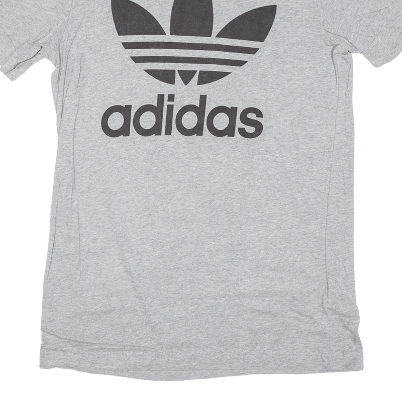 ADIDAS ORIGINALS Mens T-Shirt Grey Short Sleeve S