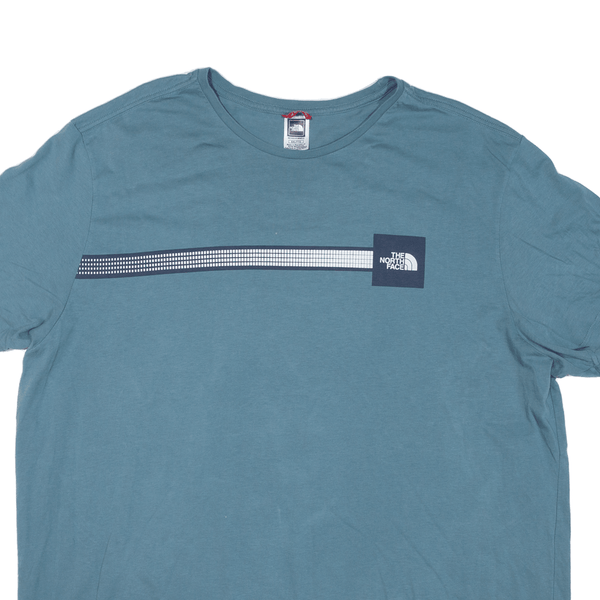 THE NORTH FACE Mens T-Shirt Blue Short Sleeve XL