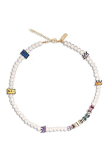 Necklace Basquiat Rainbow Pearl