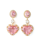 Earring Cinderella Pink-Gold