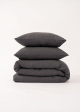 AmourLinen Linen bedding set Linen bedding set in Charcoal Linen bedding set in Charcoal