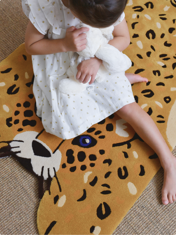 Cheetah Rug｜Children's Animal Rug