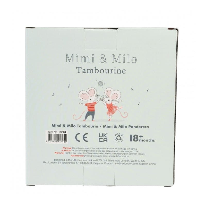 Children's tambourine - Mimi and Milo