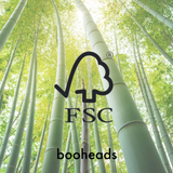booheads - 4PK - 竹製電動牙刷頭 - 迷你版 - 白色 |與 Sonicare 兼容 |可生物降解 環保 可持續