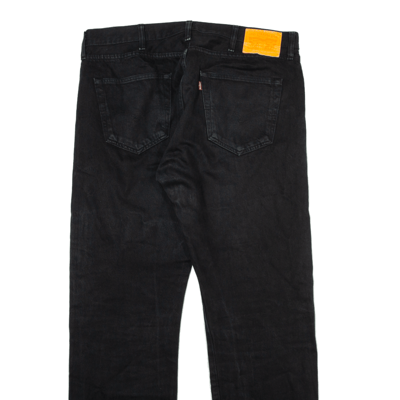 LEVI'S 501 BIG E Jeans Mens Black Regular Straight Denim W38 L34