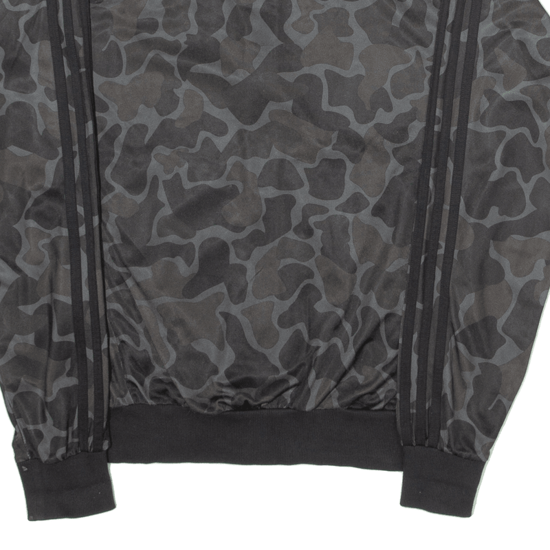 ADIDAS ORIGINALS Mens Track Jacket Grey Camouflage L