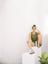 竹制休闲服套装