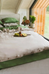 Linen duvet cover in Cream